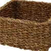 Panier carré de taille moyenne en jonc de mer EH-Koopman Online