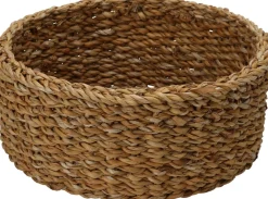 Panier de taille moyenne en jonc de mer EH-Koopman Outlet
