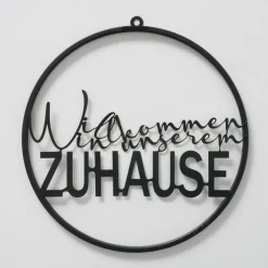 Panneau avec inscription WILLKOMMEN