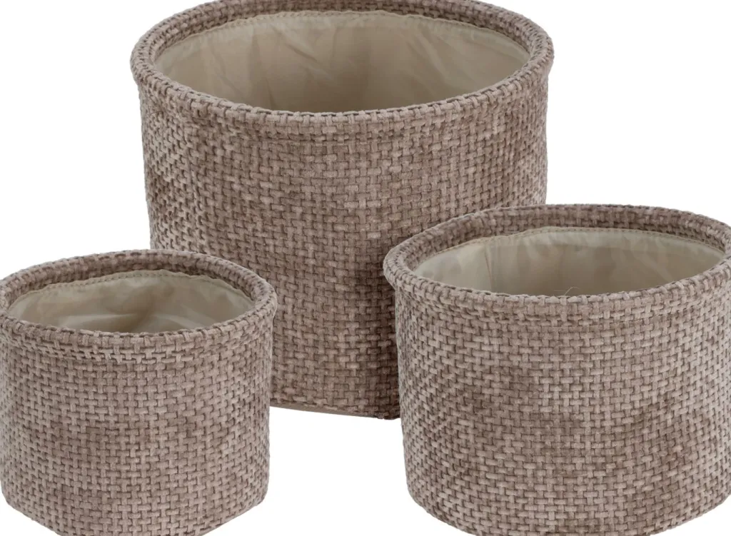 Petit panier aspect peluche EH-Koopman Online