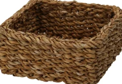 Petit panier carré en jonc de mer EH-Koopman Clearance