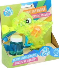 Pistolet à bulles de savon Dino à LED BUBBLES