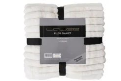 Plaid aspect velours côtelé PLUSH BLANKET