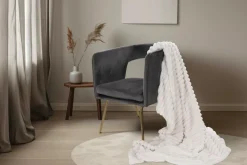 Plaid aspect velours côtelé PLUSH BLANKET