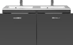 Plan double vasque en fonte minérale 560-Held New