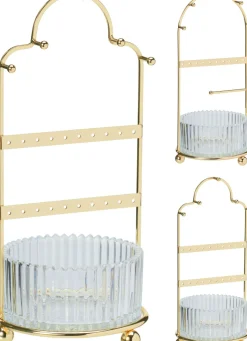 Porte-bijoux avec pot en verre GOLD-Koopman Best