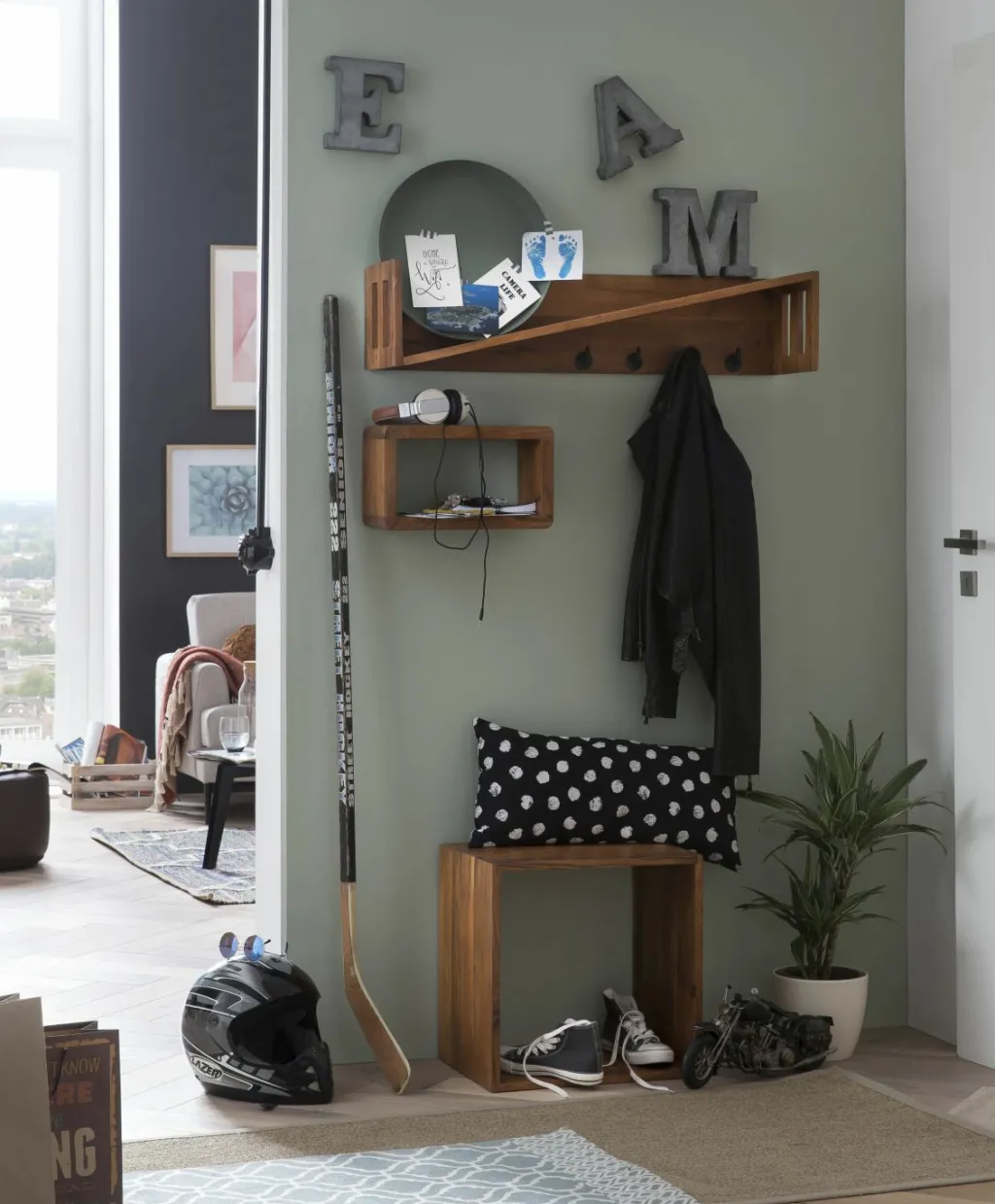 Portemanteau mural GENT-Möbilia Outlet