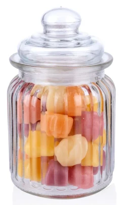 Pot à bonbons en verre avec couvercle ALPINA-Edco