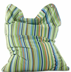 Pouf FASHION BULL STRIPES GREEN