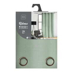 Rideau à oeillets SOLINE