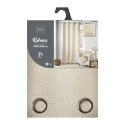 Rideau à oeillets WOLLY