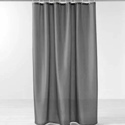 Rideau de douche à œillets avec anneaux UNI