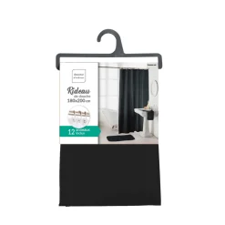 Rideau de douche à œillets ESSENCIA