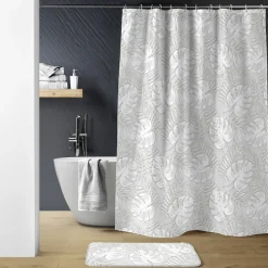 Rideau de douche avec anneaux MONSTERA-U10 Best