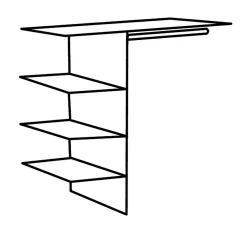 Répartition intérieure pour armoire 766-Wimex New