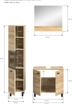 Salle de bains combinée 3 éléments SEBETA