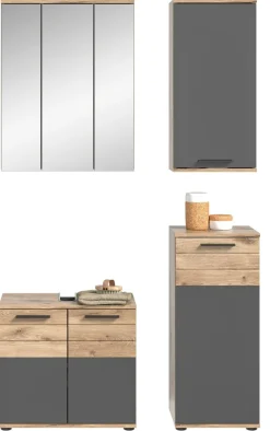 Salle de bains combinée 4 éléments AGARO