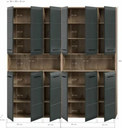 Salle de bains combinée 2 éléments BONGA-Xonox Outlet