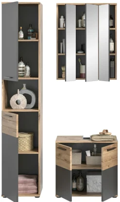 Salle de bains combinée 3 éléments AGARO-Xonox Sale