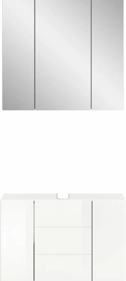 Salle de bains combinée 2 éléments AMBO