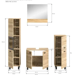 Salle de bains combinée 4 éléments SEBETA-Xonox Best