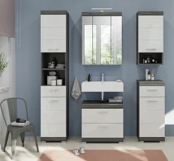 Salle de bains combinée 6 éléments SEWULA-Xonox Discount