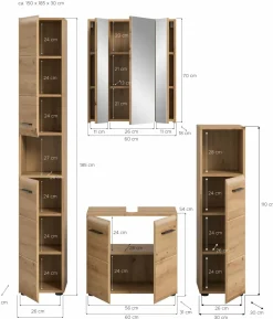 Salle de bains combinée 4 éléments BONGA-Xonox Hot