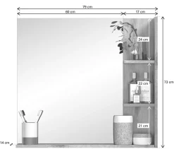 Salle de bains combinée 3 éléments AGARO