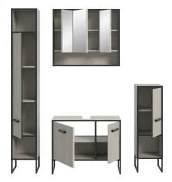 Salle de bains combinée 4 éléments BAGNO-Xonox Clearance