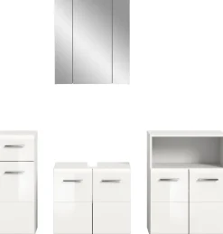 Salle de bains combinée 4 éléments BONGA