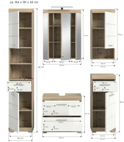 Salle de bains combinée GIMBI-Xonox Clearance