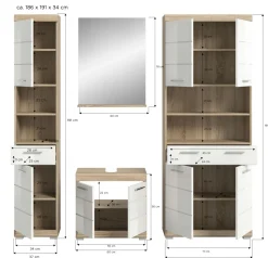 Salle de bains combinée GIMBI-Xonox Discount