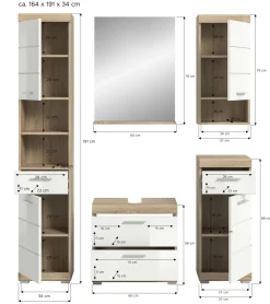 Salle de bains combinée GIMBI-Xonox Discount