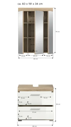 Salle de bains combinée GIMBI-Xonox Online