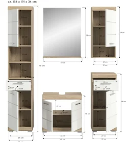Salle de bains combinée GIMBI-Xonox Discount
