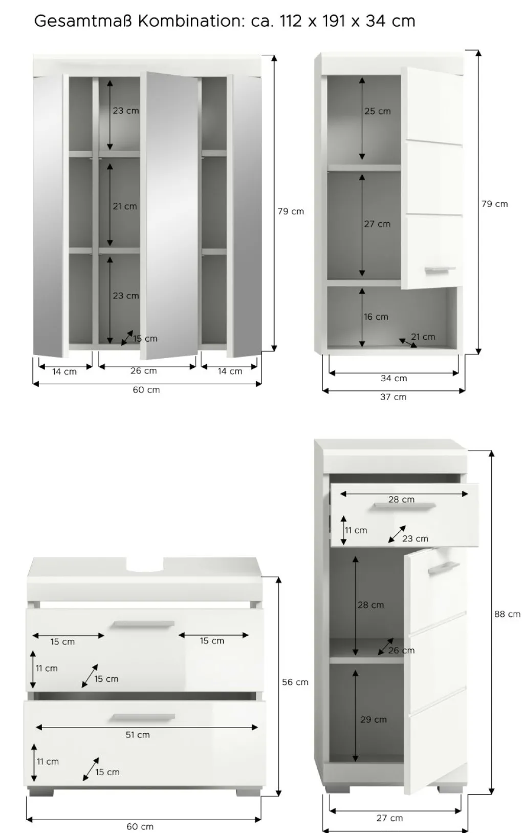 Salle de bains combinée SEWULA-Xonox New