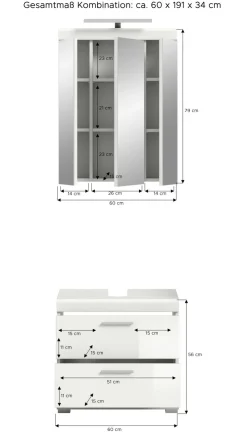 Salle de bains combinée SEWULA-Xonox Outlet