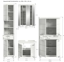 Salle de bains combinée SEWULA-Xonox