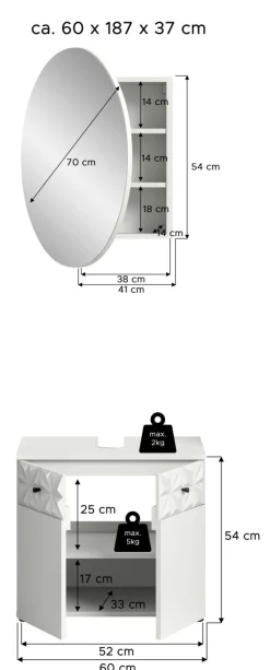 Salle de bains combinée ZIWAY-Xonox Clearance