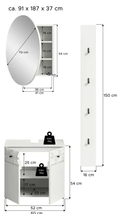 Salle de bains combinée ZIWAY