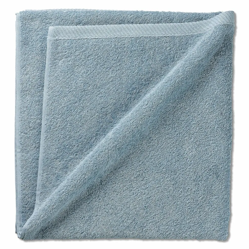 Serviette de bain bleu givré LADESSA