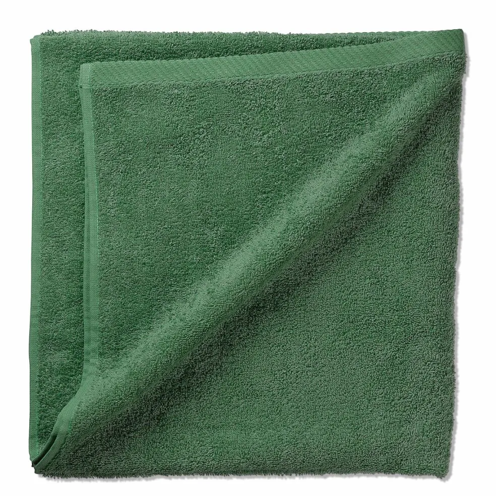 Serviette de bain vert feuille LADESSA