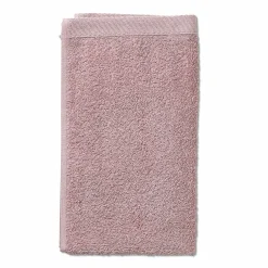 Serviette invité vieux rose LADESSA