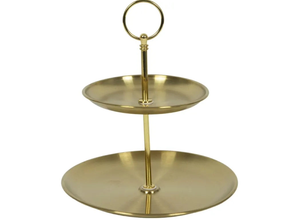 Serviteur à gâteaux doré GOLD-HIT Best