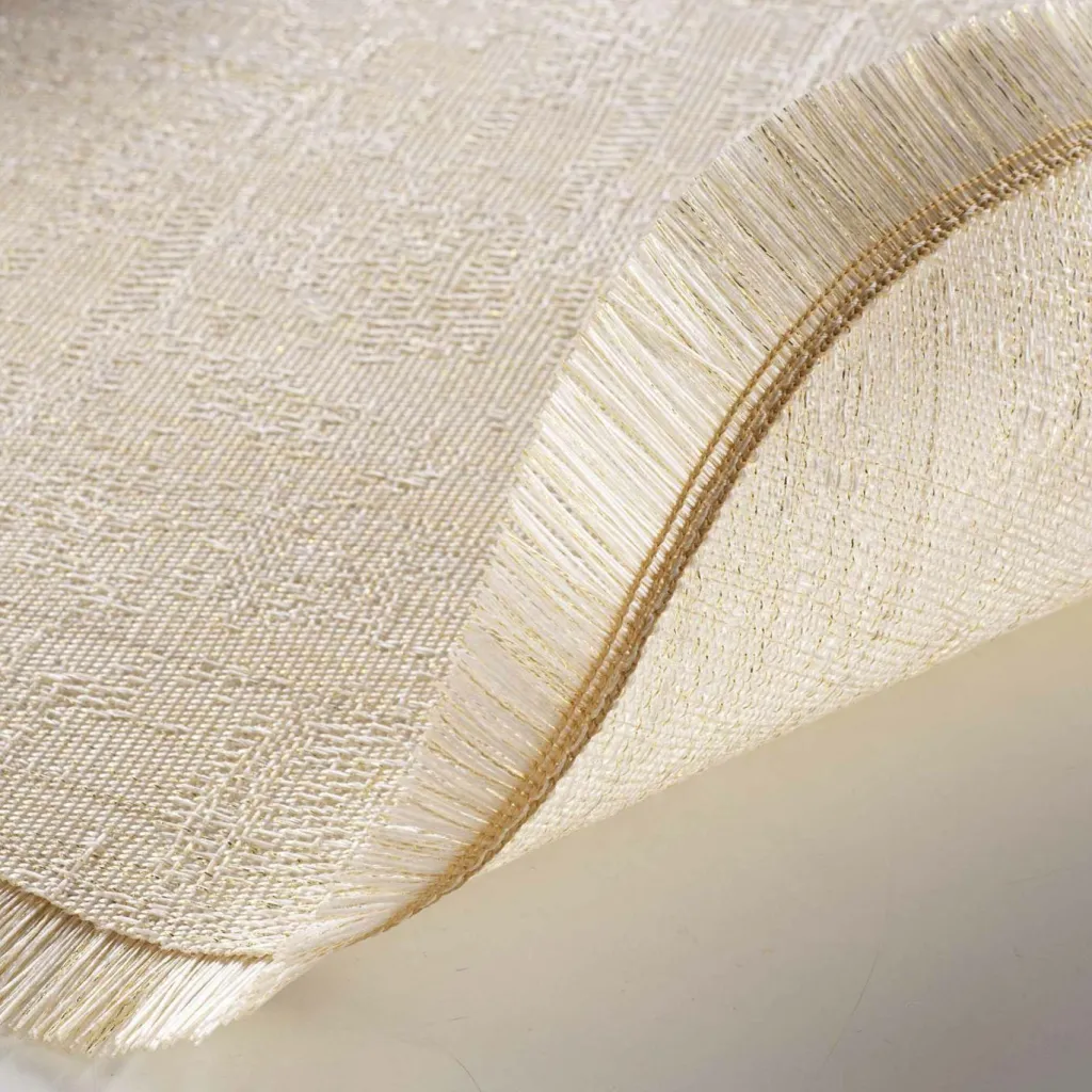 Set de table rond avec fils dorés JOALIE-U10 Hot