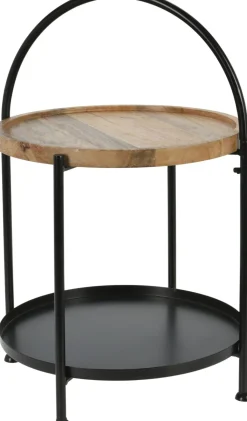 Table d'appoint avec plateau en bois EH-Koopman Online