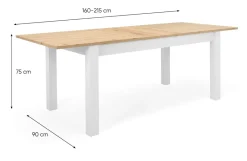 Table de repas BERGEN-Finori New