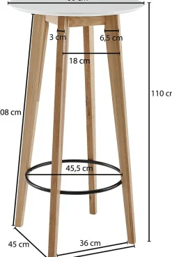 Table haute TACNA-Skyport Hot