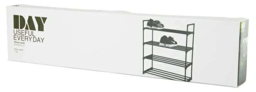 Étagère à chaussures 4 niveaux DAY