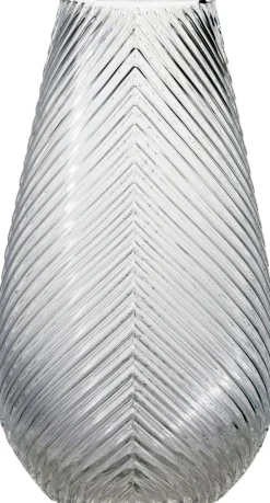 Vase aspect rainuré EH